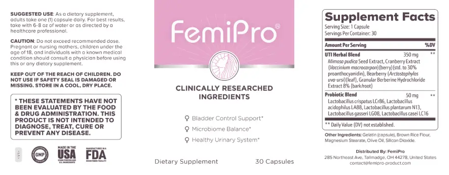 femipro-ingredient